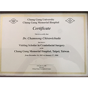 Certificate of Visiting Scholar